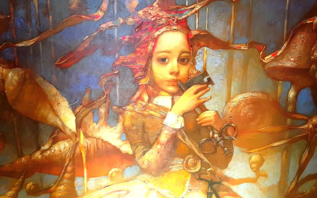 Visioni e suggestioni nel mondo onirico di Alex Dolgikh, ritrattista ucraino. Con Matilde a Stare Mesto, nella vecchia Praga.