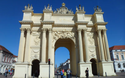 La porta di Brandeburgo a Berlino.