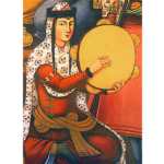 Daf, tra gli strumenti tradizionali della musica iraniana.