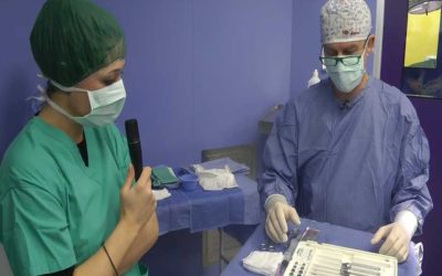 In sala operatoria: correzione del piede piatto nel bambino