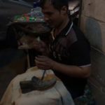 Calzolaio con carrello