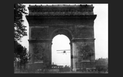 Volare sotto l’Arco di Trionfo