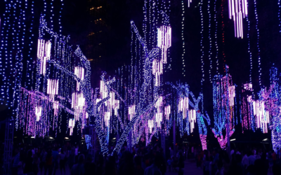 Christmas lights in Manila