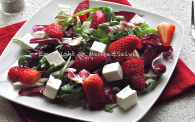 Insalata fragola e primo sale.
