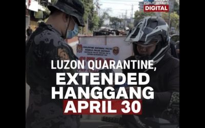 Philippines lockdown extended until April 30, 2020