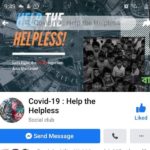 #COVID19 – Help the helpless