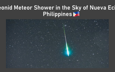 Leonid Meteor Shower in the Sky of Nueva Ecija, Philippines – Una pioggia di meteoriti illumina il cileo delle Filippine