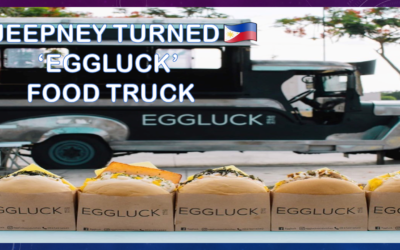 JEEPNEY TURNED ‘EGGLUCK’ FOOD TRUCK – Il tradizionale minibus filippino è l’Uovo della Fortuna