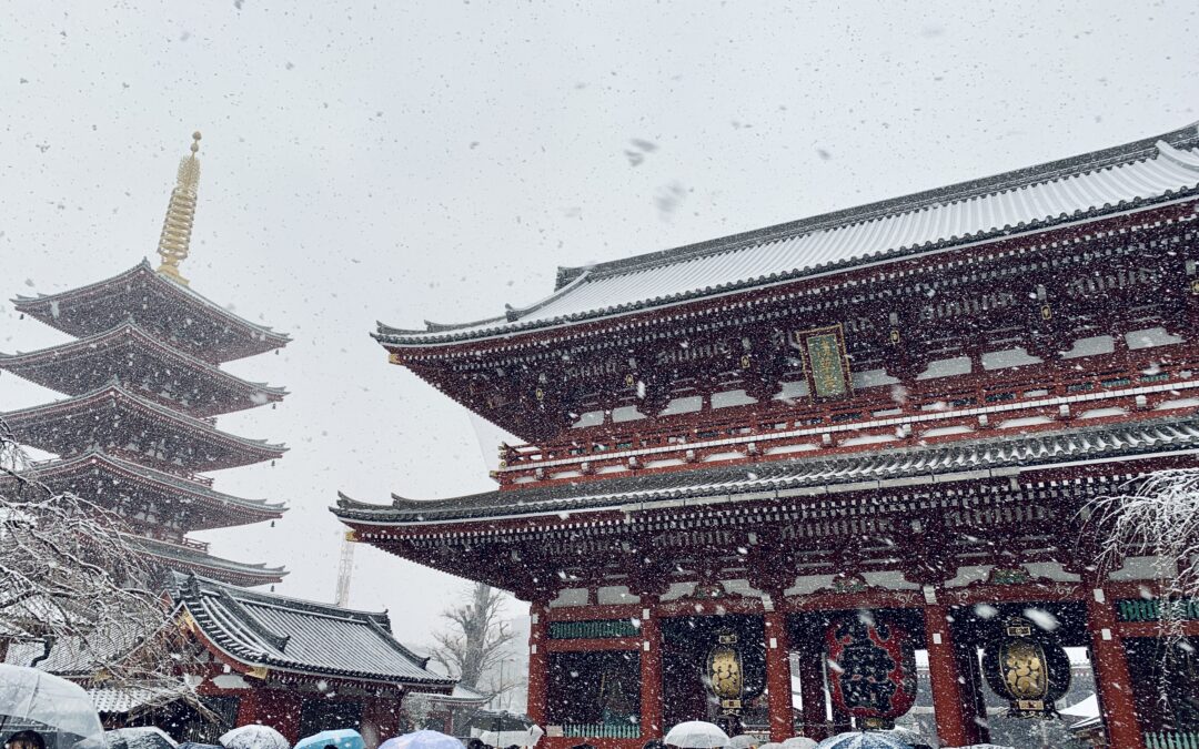 HATSUMODE SOTTO LA NEVE – La prima visita al santuario in una Tokyo imbiancata