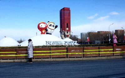 IN ATTESA DELLE PARALIMPIADI, PECHINO 2022 – Il punto in cui il villaggio olimpico è visibile dagli abitanti della città