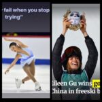 L’ALTRA FACCIA DELLA STESSA MEDAGLIA – Le lacrime della pattinatrice Zhu Yi e quelle della sciatrice Eilen Gu. Entrambe nate e cresciute in America, competono oggi per la Cina